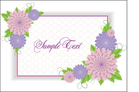 Romantic Flower Backgroundのイラスト素材