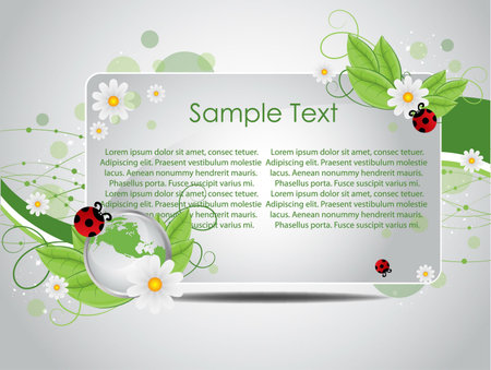 beautiful vector nature backgroundのイラスト素材