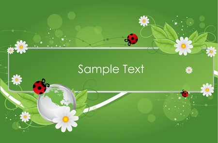 Green abstract backgroundのイラスト素材