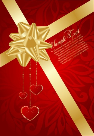 holiday red  backgroundのイラスト素材