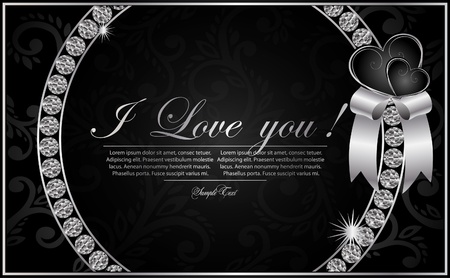 Valentine cardのイラスト素材