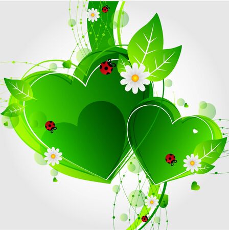 vector nature backgroundのイラスト素材