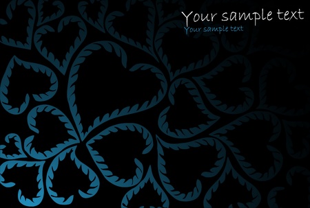 abstract floral backgroundのイラスト素材