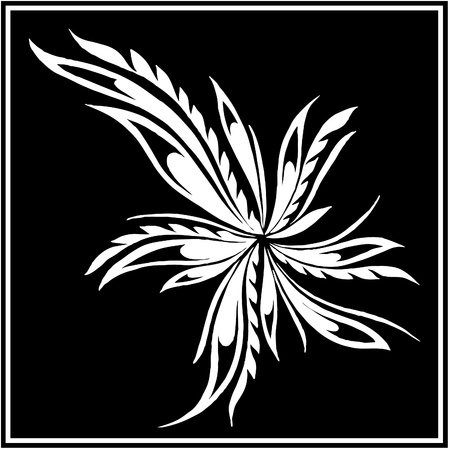 abstract flowerのイラスト素材