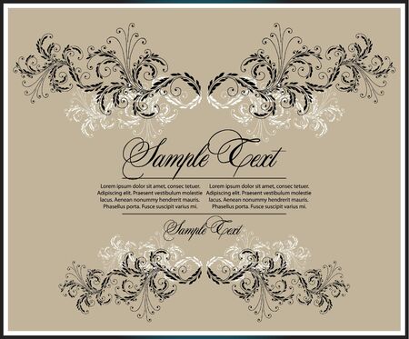 elegance art decorのイラスト素材