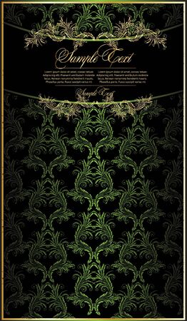  green decorative backgroundのイラスト素材