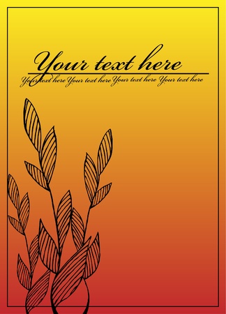 Autumn abstractionのイラスト素材