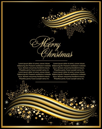 black background  for Christmasのイラスト素材