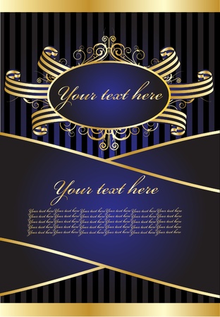 blue blank letterのイラスト素材