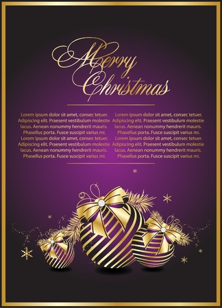 Christmas decorative ball のイラスト素材