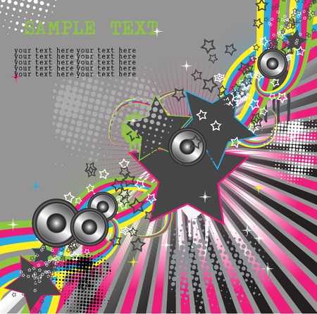 Disco  backgroundのイラスト素材