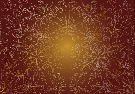 Floral background. Beautiful vector illustration.のイラスト素材