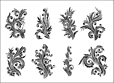 floral setのイラスト素材