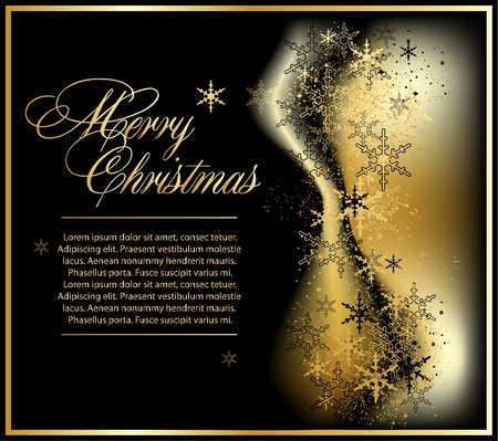 gold christmas background のイラスト素材