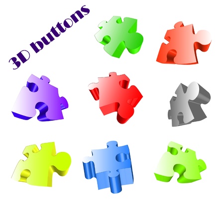  glossy buttons for sitesのイラスト素材