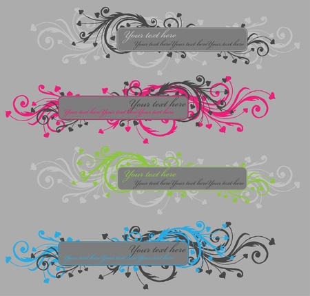 Set of bannersのイラスト素材