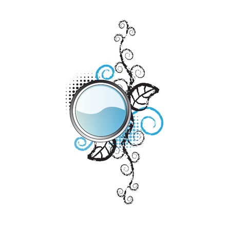 coloured buttons for a webのイラスト素材