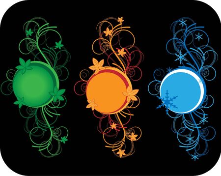  Stylish set backgroundのイラスト素材