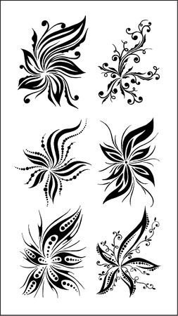  floral setのイラスト素材