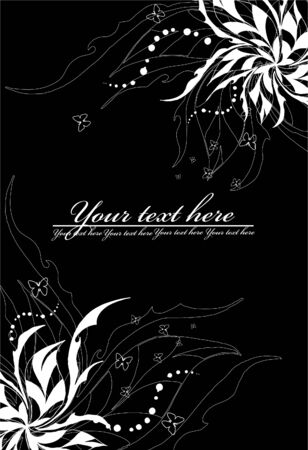  ornament In flower styleのイラスト素材