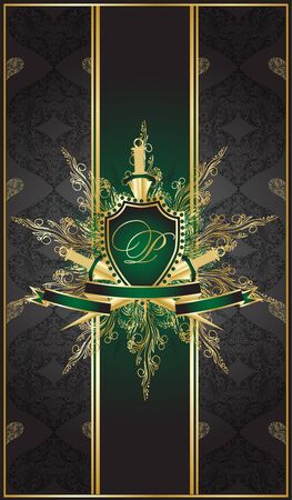 elegant floral ornamentsのイラスト素材