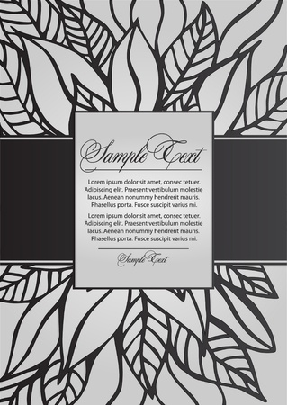 romantic floral backgroundのイラスト素材