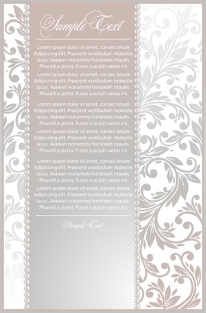 Abstract card with patternのイラスト素材