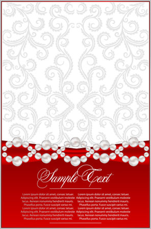 Elegant red  backgroundのイラスト素材