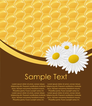 Honeycomb. Seamless vector illustration.のイラスト素材