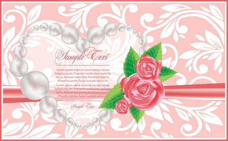 valentine cardのイラスト素材