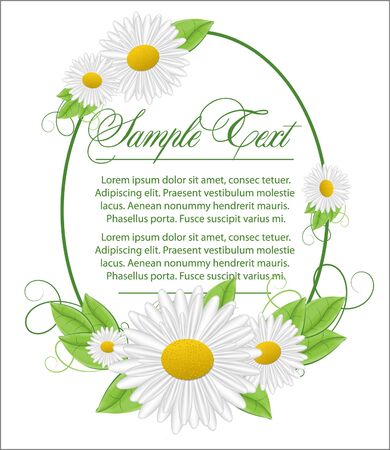 Vector floral frameのイラスト素材