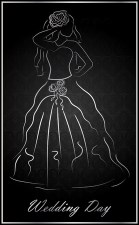 wedding cardのイラスト素材