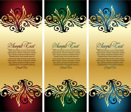 set of vintage element for designのイラスト素材