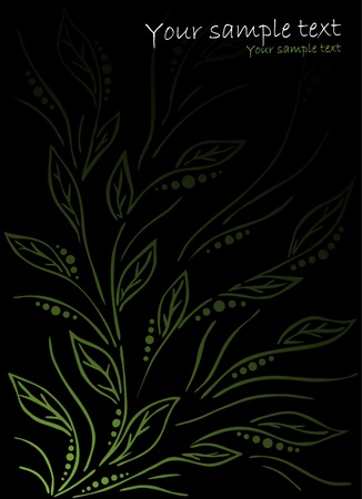 abstract green backgroundのイラスト素材