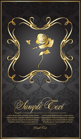 Elegance floral backgroundのイラスト素材