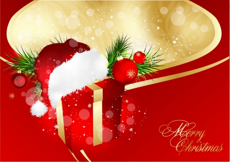 abstract xmas cardのイラスト素材