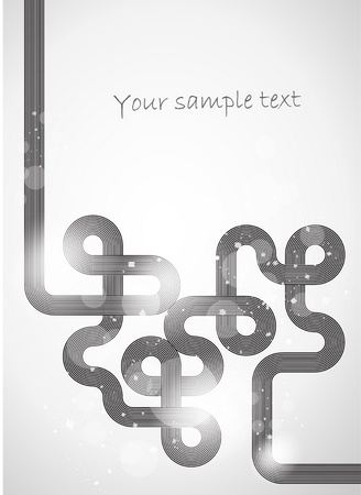 illustration with Geometric Linesのイラスト素材