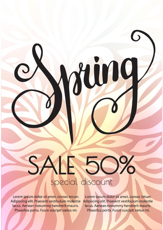 Spring Sale Bannerのイラスト素材