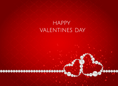 Valentines day abstract background with heart.のイラスト素材