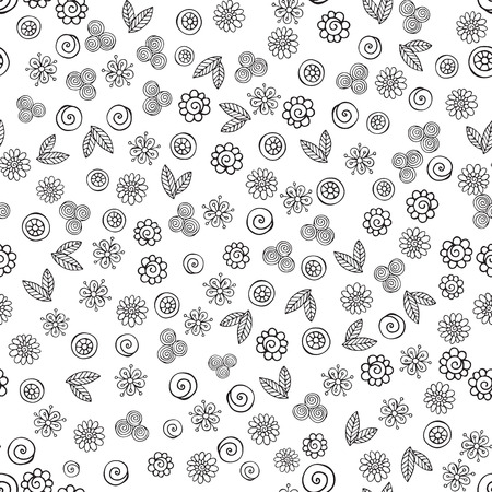 Floral seamless patternのイラスト素材