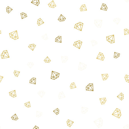 Vector seamless diamonds pattern, luxury theme background.のイラスト素材