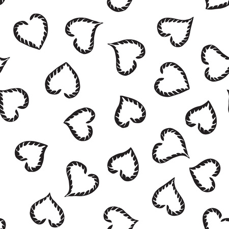 Abstract seamless heart pattern. Can be used for wallpaper, pattern fills, web page background, surface textures.のイラスト素材