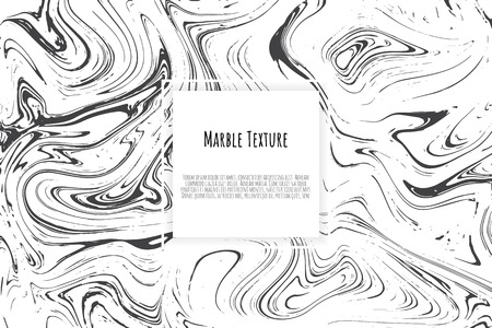 Grey, black, white marble template. Trendy pattern, graphic poster, geometric brochure, cards.のイラスト素材