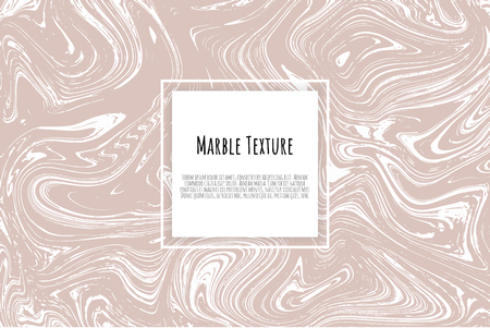 Pink, white marble template. Trendy pattern, graphic poster, geometric brochure, cards.のイラスト素材
