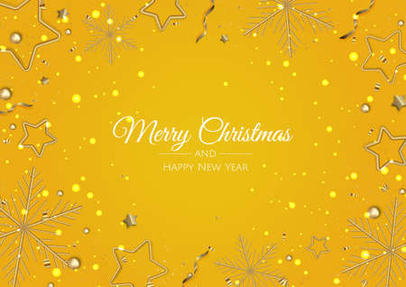 Merry Christmas sale banner template. Greeting card, banner, poster, header for websiteのイラスト素材