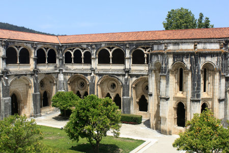 Detail of Alcobaca Monastery, Portugal