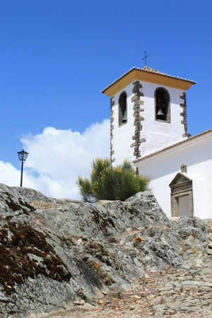 Catholic church in Marvao, Portugalの写真素材