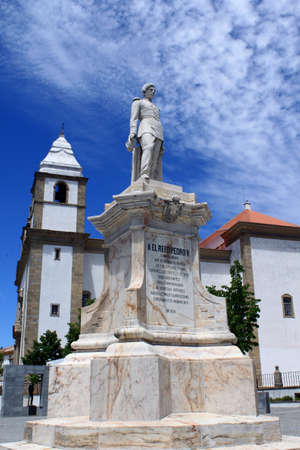Main square in Castelo de Vide, Portugalのeditorial素材