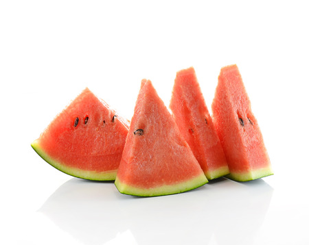 water melon isolated on white backgroundの写真素材