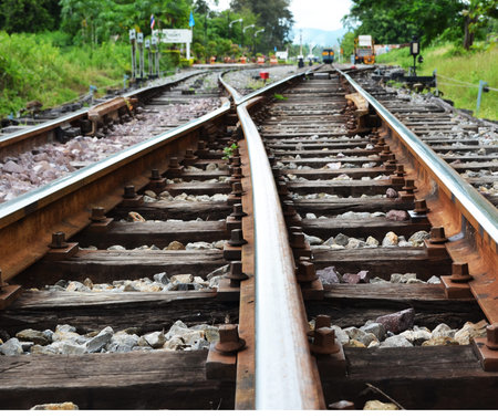 Railroad trackの写真素材